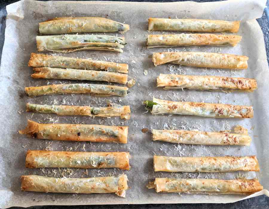 Filo Wrapped Asparagus Recipe Cuisine Fiend